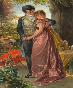 Victorian Love Couple Paint By Numbers