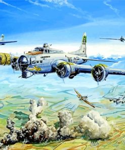 Ww2 Aeroplanes Paint By Numbers