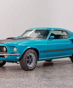 1969 Ford Mustang Mach 1 Paint By Numbers