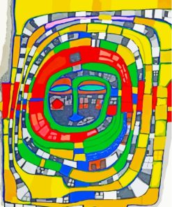 848A Right To Create By Hundertwasser Paint By Numbers