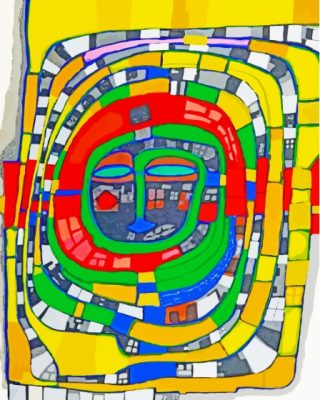 848A Right To Create By Hundertwasser Paint By Numbers