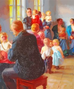 A Vaccination Anna Ancher Paint By Numbers