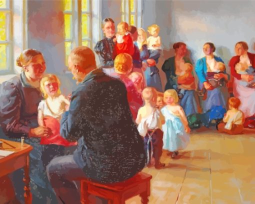 A Vaccination Anna Ancher Paint By Numbers