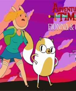 Adventure Time Fionna And Cake Animation Paint By Numbers