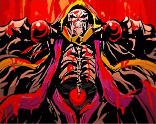 Ainz Ooal Gown Art Paint By Numbers