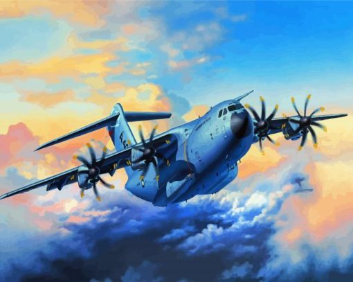 Airbus A400M Atlas Aircraft Paint By Numbers