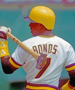 American Baseball Player Barry Bonds Paint By Numbers