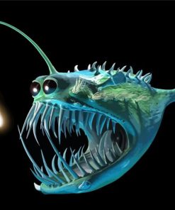 Anglerfish Paint By Numbers