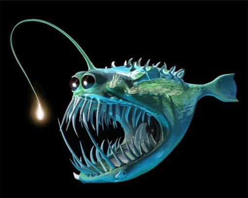 Anglerfish Paint By Numbers