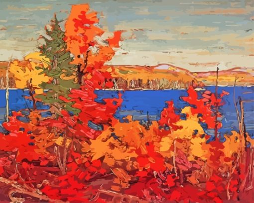 Autumn Foliage Tom Thomson Paint By Numbers