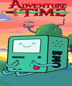 BMO Adventure Time Animation Paint By Numbers