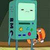 BMO With Skateboard Paint By Numbers