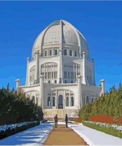 Bahai Temple House Of Worship Paint By Numbers