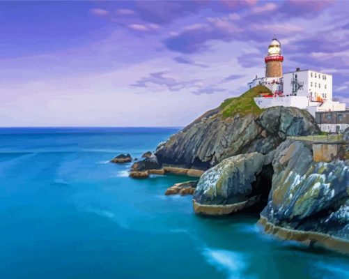 Baily Lighthouse Ireland Paint By Numbers