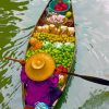 Bangkok Floating Market Paint By Numbers