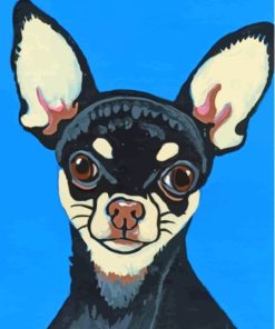 Black Chihuahua Paint By Numbers