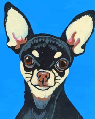 Black Chihuahua Paint By Numbers