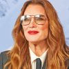 Brooke Shields Wearing Glasses Paint By Numbers