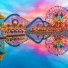 California Adventure Park At Sunset Paint By Numbers