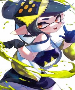 Callie Splatoon 3 Game Paint By Numbers