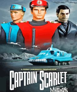 Captain Scarlet Paint By Numbers