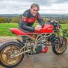 Carl Fogarty Superbike Racer Paint By Numbers