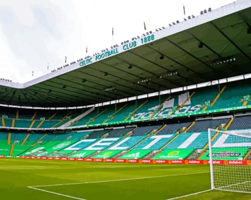 Celtic Park Glasgow Stadium Paint By Numbers