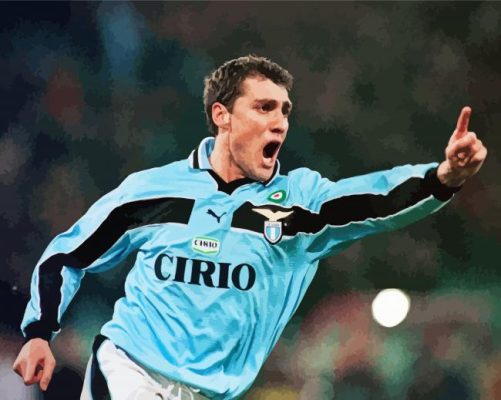 Christian Vieri Paint By Numbers