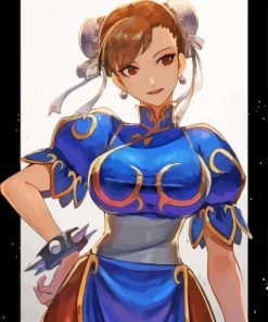 Chun Li Capcom Street Fighter Character Paint By Numbers