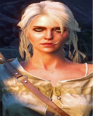 Cirilla The Witcher Serie Paint By Numbers