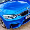 Close Up Blue Metallic BMW Paint By Numbers