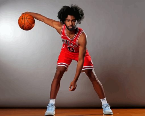 Coby White Chicago Bulls Paint By Numbers