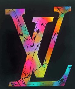 Colorful Louis Vuitton Logo Paint By Numbers