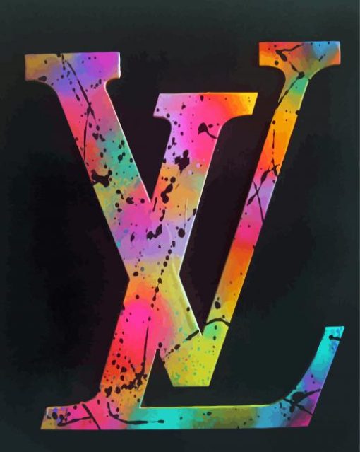 Colorful Louis Vuitton Logo Paint By Numbers