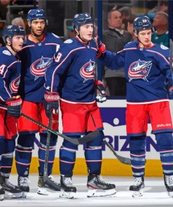 Columbus Blue Jackets Players Paint By Numbers