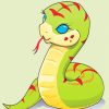 Cute Baby Snake Paint By Numbers