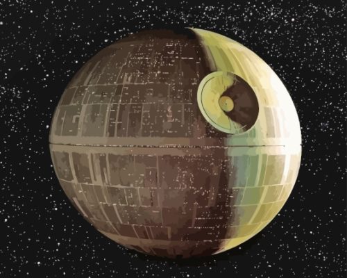 Death Star Paint By Numbers