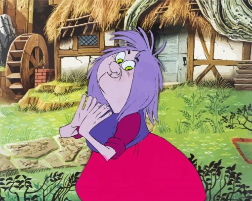 Disney Madam Mim Witch Paint By Numbers