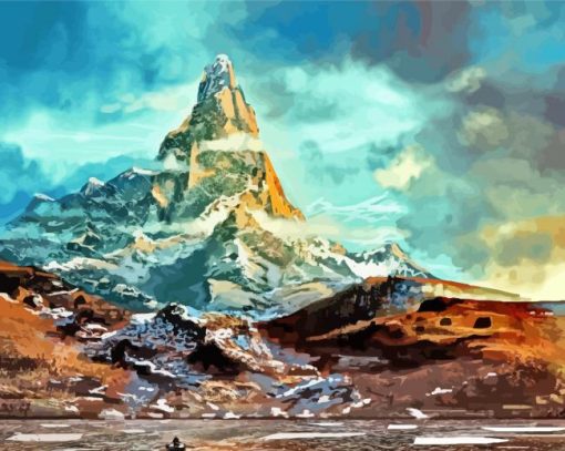 Erebor Mountain Paint By Numbers