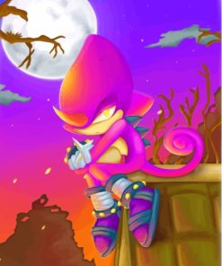 Espio The Chameleon Paint By Numbers