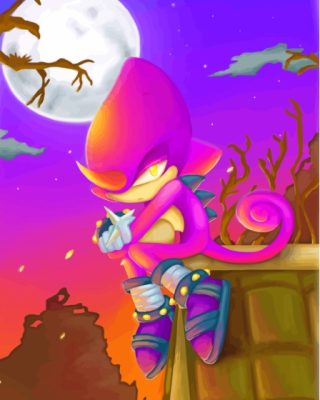 Espio The Chameleon Paint By Numbers