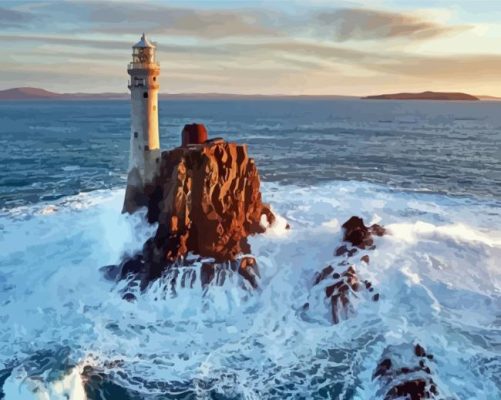 Fastnet Lighthouse Paint By Numbers