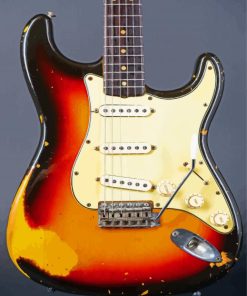 Fender Stratocaster Electric Guitar Paint By Numbers