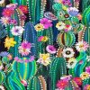 Floral Abstract Cactus Paint By Numbers