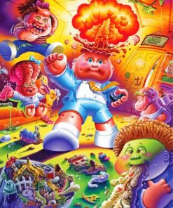 Garbage Pail Kids Serie Paint By Numbers