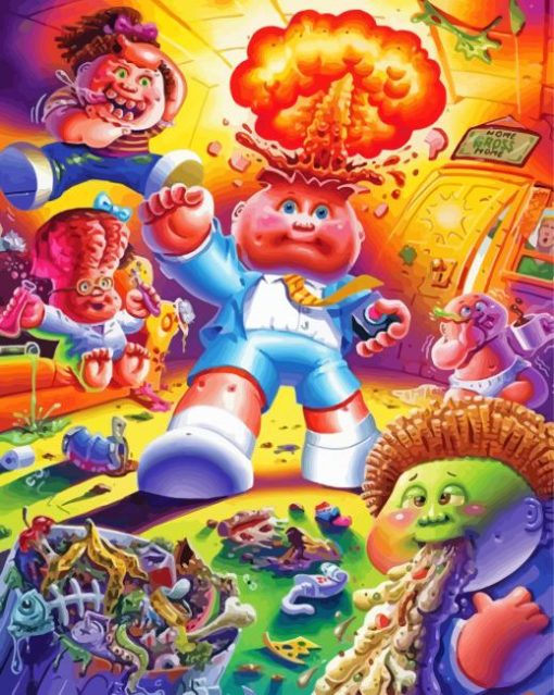 Garbage Pail Kids Serie Paint By Numbers