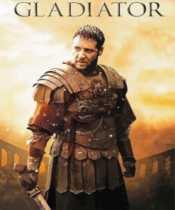 Gladiator Movie Poster Paint By Numbers