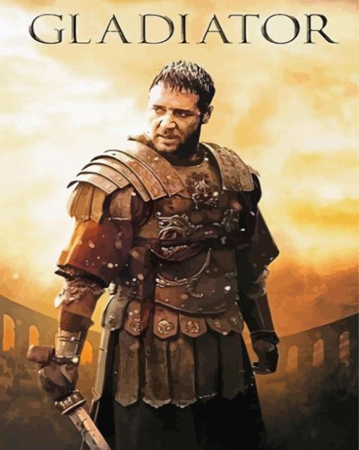 Gladiator Movie Poster Paint By Numbers