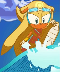 Gold The Tenrec From Sonic Paint By Numbers