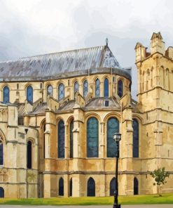 Gothic Canterbury Cathedral England Paint By Numbers